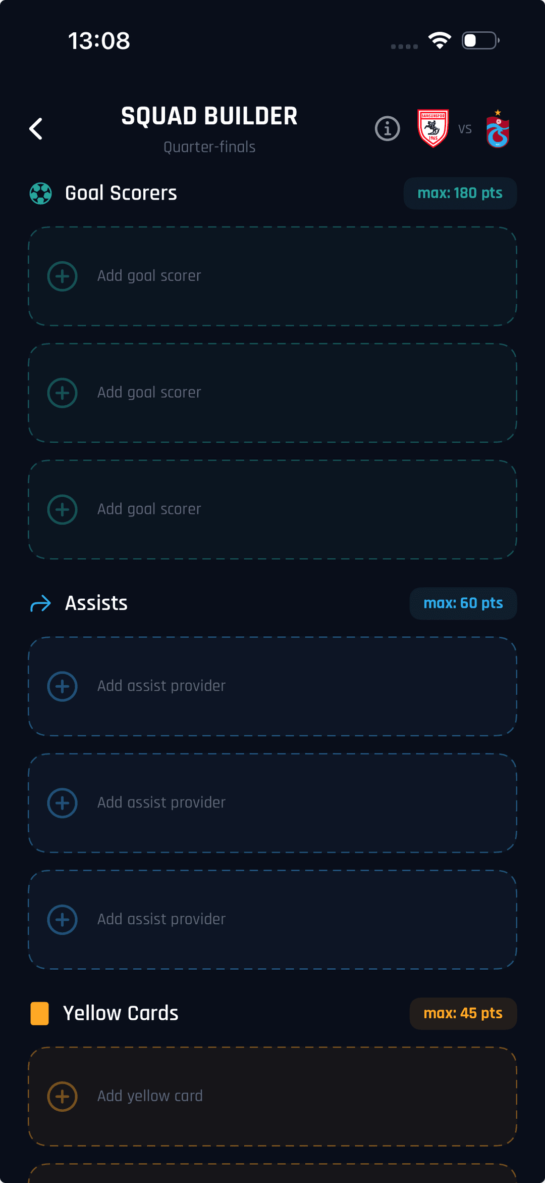 Predict every beat of the match